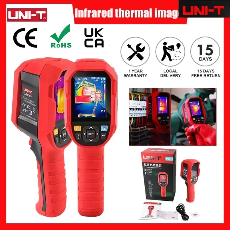 Nf 521 Thermal Imaging Camera - Telecamera termica palmare UNI-T UTI260B+ UTI165B+