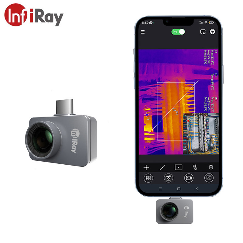 Infiray P2 Pro Macro Lens - Termocamera Infiray P2 PRO 256x192 con