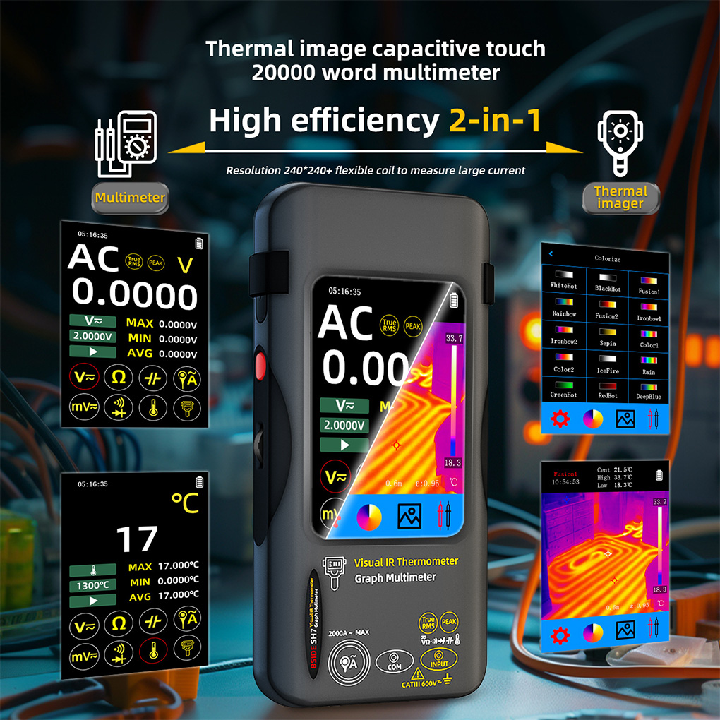 Termocamera SH7 320x320 Multim - Nf 521 Thermal Imaging Camera recensione e prezzo