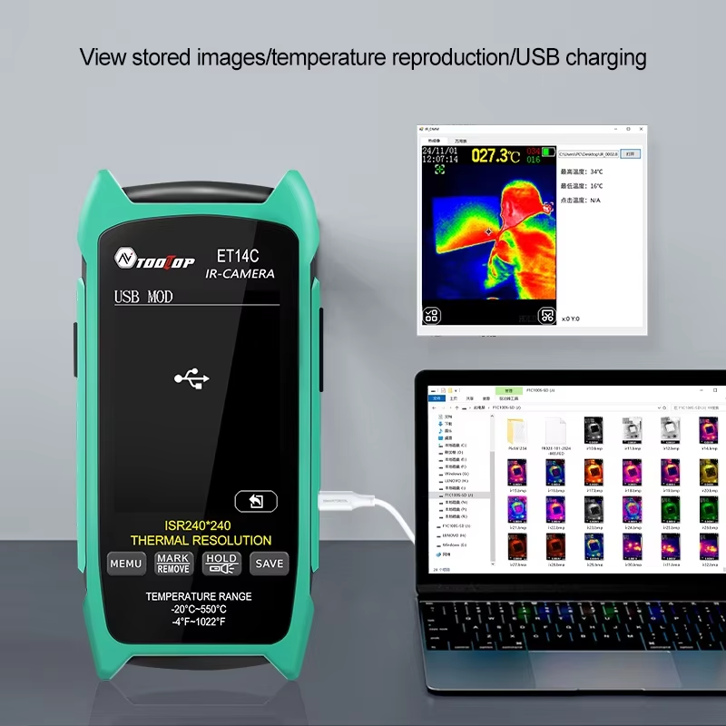 TOOLTOP ET14C Termocamera da 2 - Nf 521 Thermal Imaging Camera recensione e prezzo